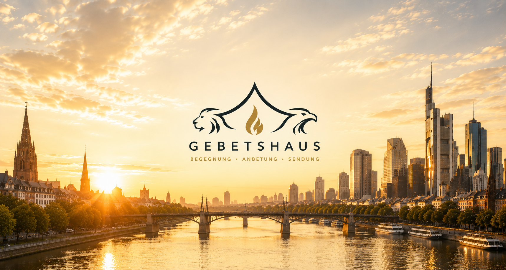 Menschen beten gemeinsam im Gebetshaus Frankfurt